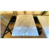 Image 3 : MARBLE TOP 30"W X 24"D X 30"H SINGLE PEDESTAL COMMERCIAL RESTAURANT TABLE
