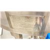 Image 8 : 2012 BAVARIAN BREWERY TECHNOLOGIES DF10 STAINLESS STEEL COMMERCIAL 13HL TOP OPEN BREWERY TANK WITH