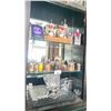 Image 3 : ALL ASSORTED GLASSWARE ITEMS LOCATED AT THE BAR IN THE DISTILLERY, BOTTLES, JUGS, CUPS & JARS