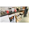 Image 9 : ASSORTED FURNITURE, DOLLIES, SHRINK WRAP, JANITORIAL SUPPLIES & CONTENTS OF WORK BENCH AREA
