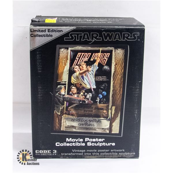 *RARE* STARWARS NIB "A NEW HOPE" MOVIE POSTER 3D