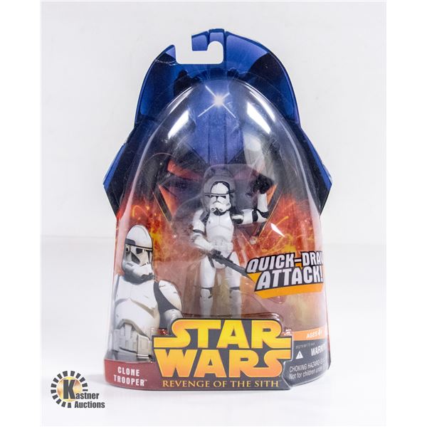HASBRO STARWARS CLONE TROOPER QUICK DRAW ATTACK