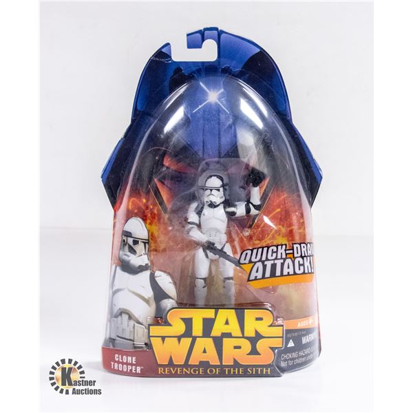 HASBRO STARWARS CLONE TROOPER QUICK DRAW ATTACK