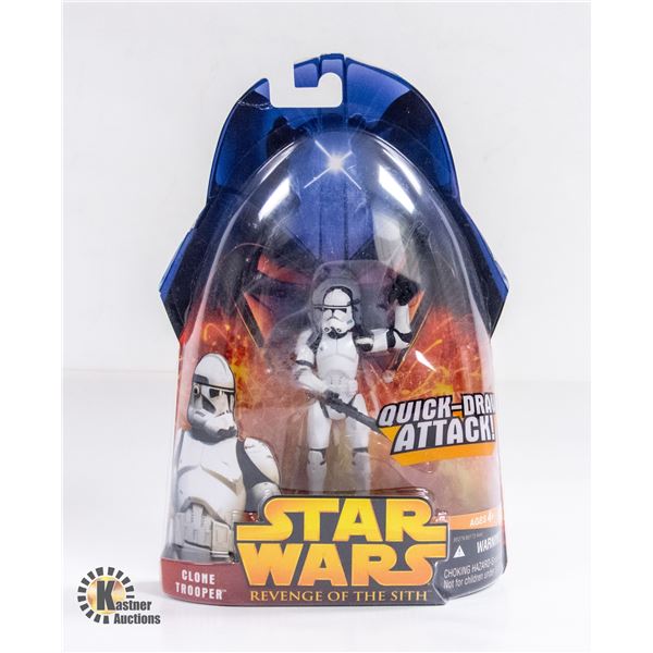 HASBRO STARWARS CLONE TROOPER QUICK DRAW ATTACK