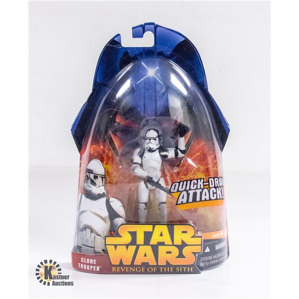 HASBRO STARWARS CLONE TROOPER QUICK DRAW ATTACK