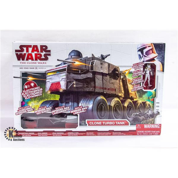 STARWARS NIB THE CLONE WARS TURBO TANK W/