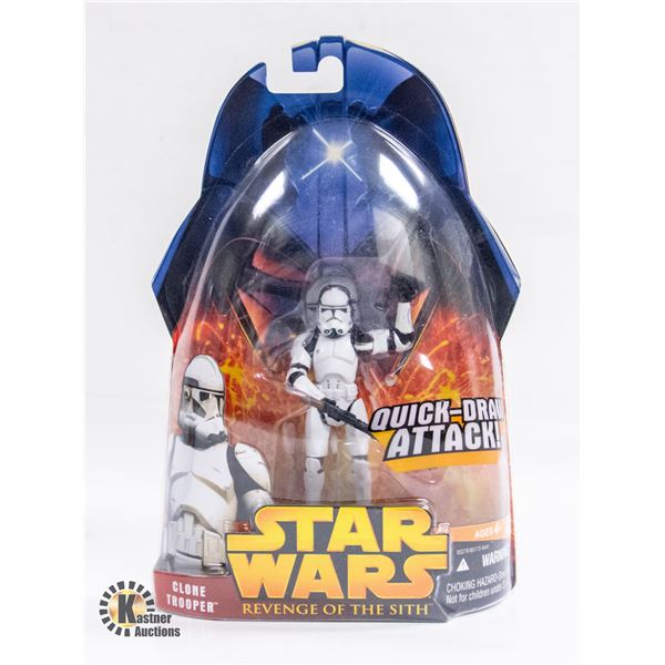 HASBRO STARWARS CLONE TROOPER QUICK DRAW ATTACK