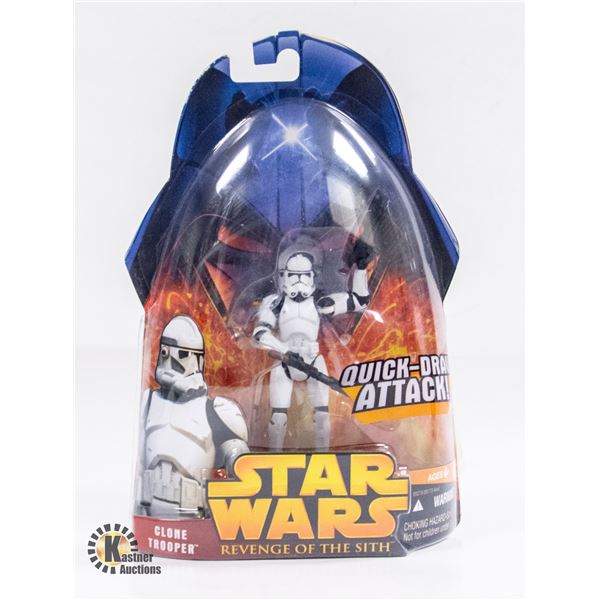 HASBRO STARWARS CLONE TROOPER QUICK DRAW ATTACK