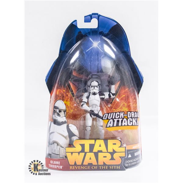 HASBRO STARWARS CLONE TROOPER QUICK DRAW ATTACK