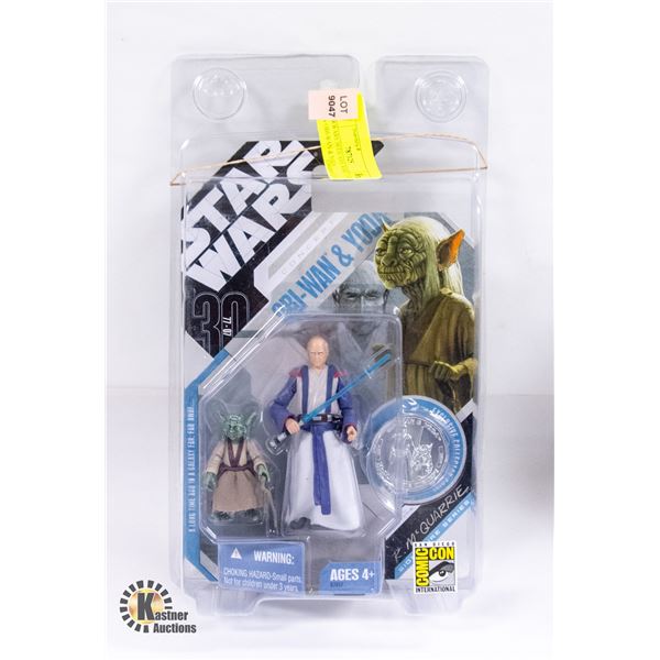 STARWARS 30TH ANN. *RARE COMIC CON* OBI-WAN & YODA