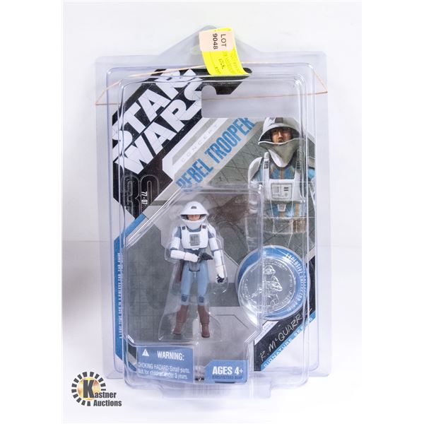 STARWARS 30TH ANN. #60 REBEL TROOPER SILVER COIN-