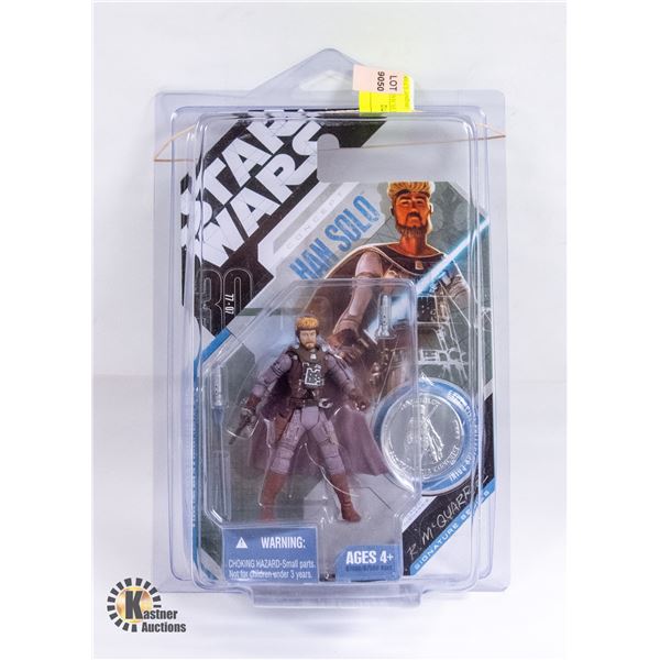 STARWARS 30TH ANN. #47 HAN SOLO SILVER COIN-