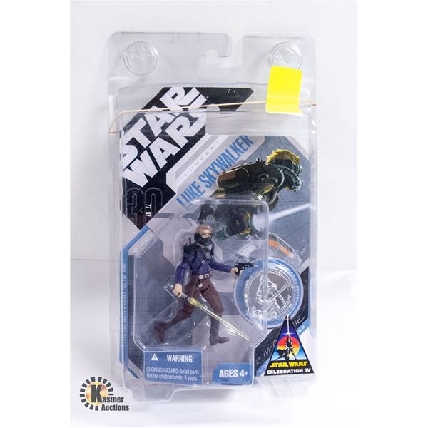 STARWARS 30TH ANN. LUKE SKYWALKER SILVER COIN-