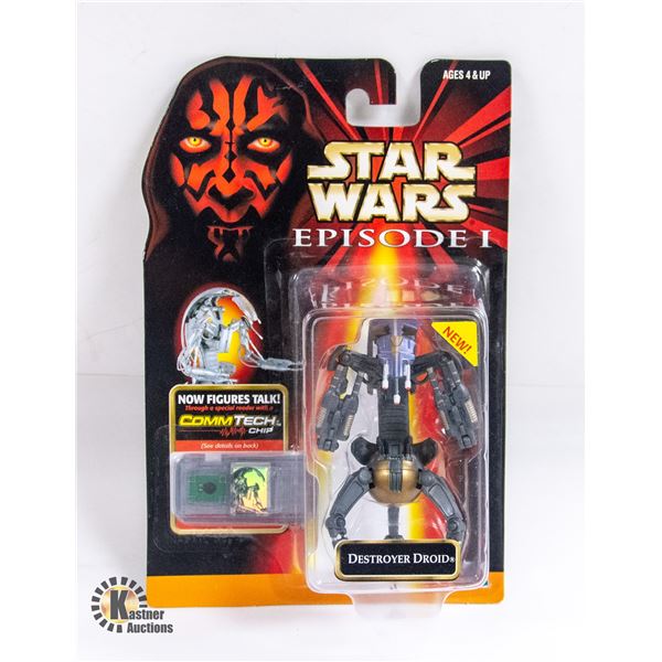 EPISODE 1 STARWARS DESTROYER DROID W/ COMM-