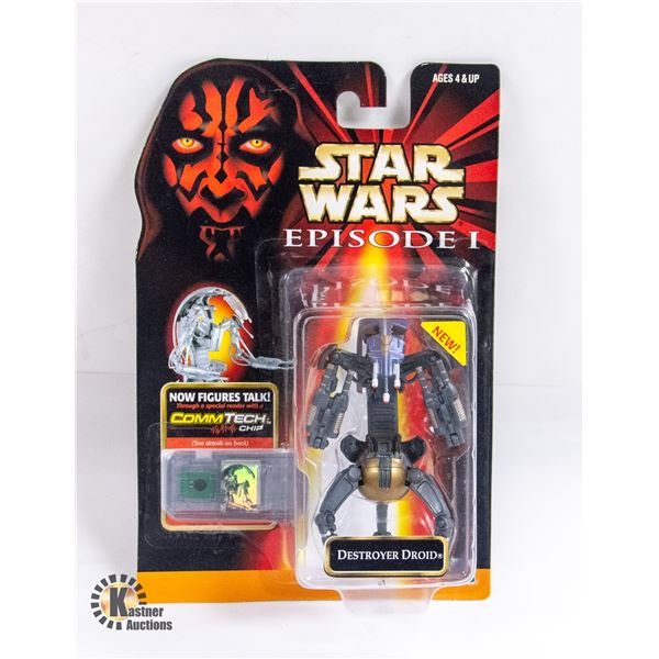EPISODE 1 STARWARS DESTROYER DROID W/ COMM-