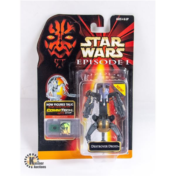 EPISODE 1 STARWARS DESTROYER DROID W/ COMM-