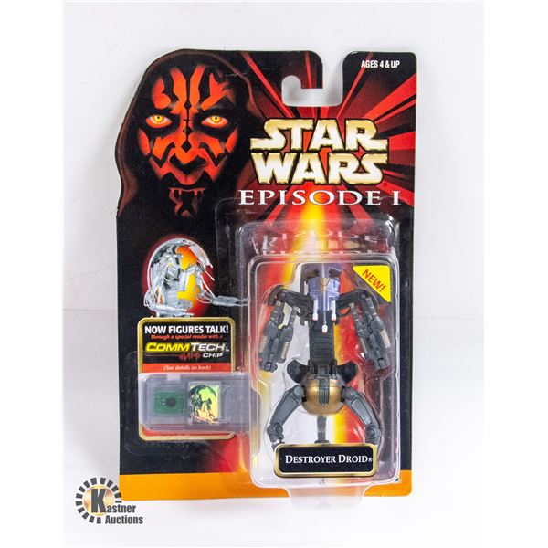 EPISODE 1 STARWARS DESTROYER DROID W/ COMM-