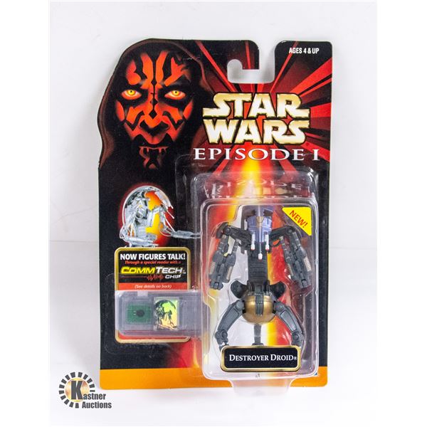 EPISODE 1 STARWARS DESTROYER DROID W/ COMM-