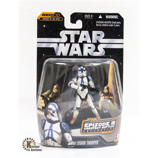 STARWARS NIB 501ST LEGION TROOPER FIGURINE -