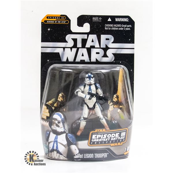 STARWARS NIB 501ST LEGION TROOPER FIGURINE -