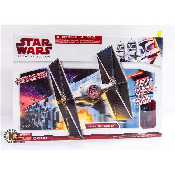 STARWARS NIB IMPERIAL TIE FIGHTER PLUS PILOT-