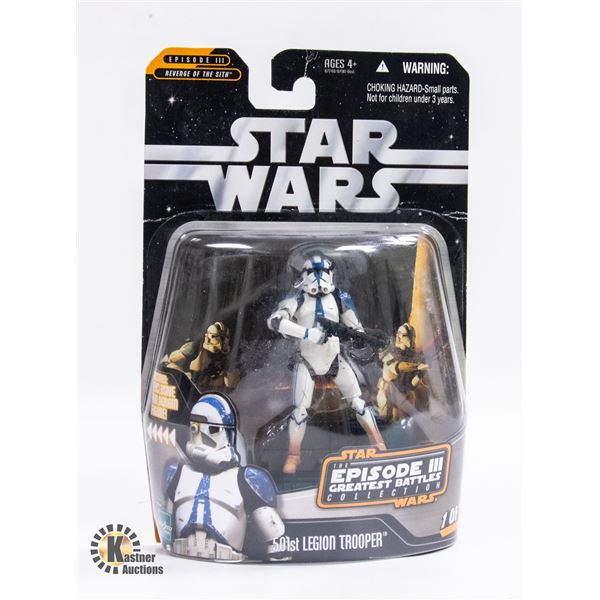 STARWARS NIB 501ST LEGION TROOPER FIGURINE -