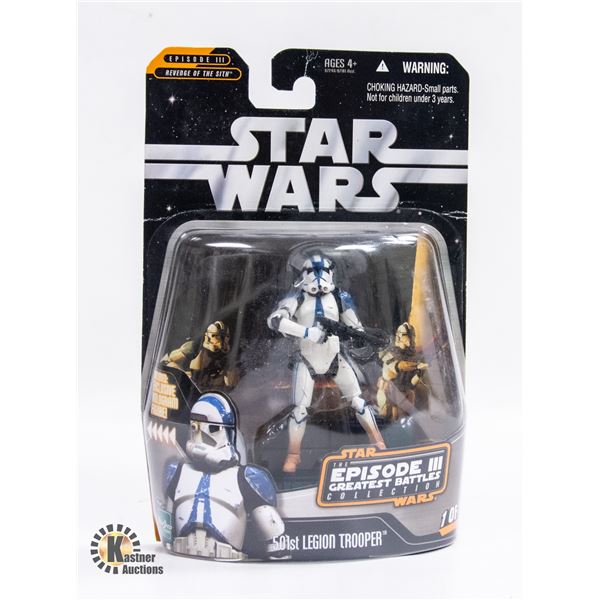 STARWARS NIB 501ST LEGION TROOPER FIGURINE -