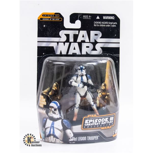 STARWARS NIB 501ST LEGION TROOPER FIGURINE -