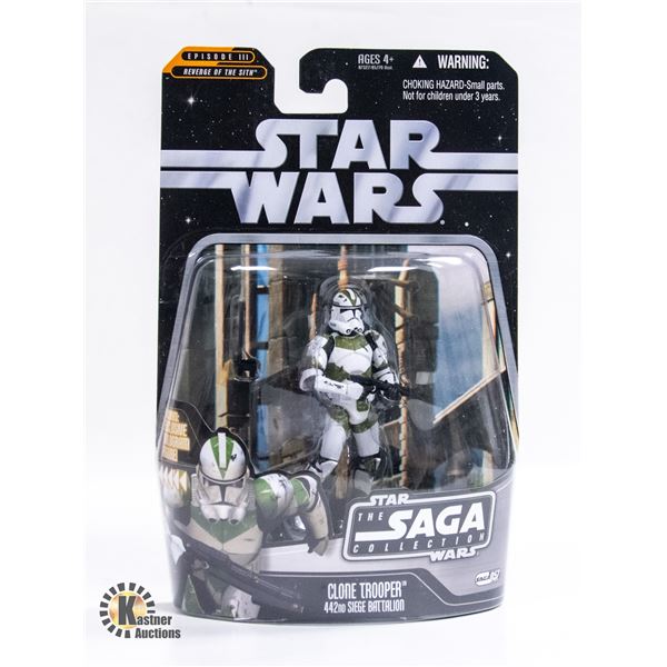 STARWARS NIB 442ND SEIGE BATTALION CLONE TROOPER