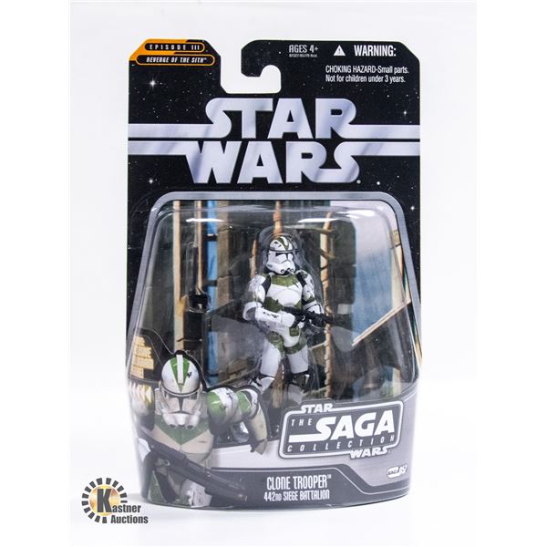 STARWARS NIB 442ND SEIGE BATTALION CLONE TROOPER