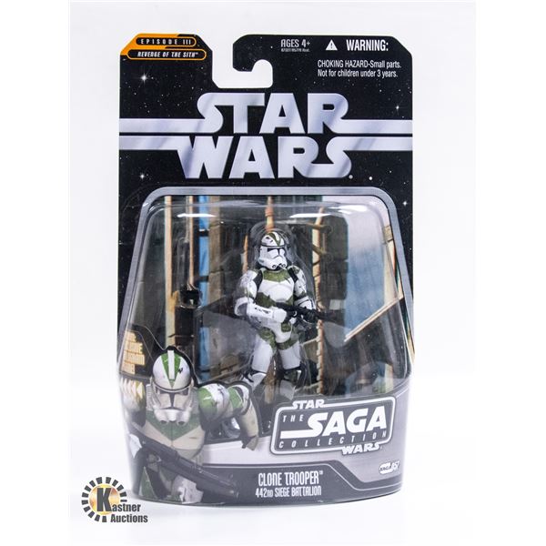 STARWARS NIB 442ND SEIGE BATTALION CLONE TROOPER