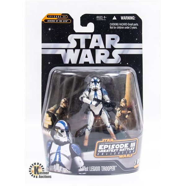 STARWARS NIB 501ST LEGION TROOPER FIGURINE -