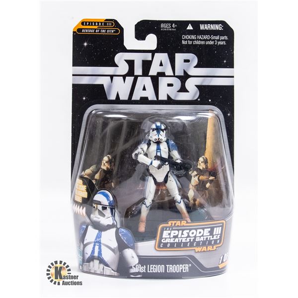 STARWARS NIB 501ST LEGION TROOPER FIGURINE -
