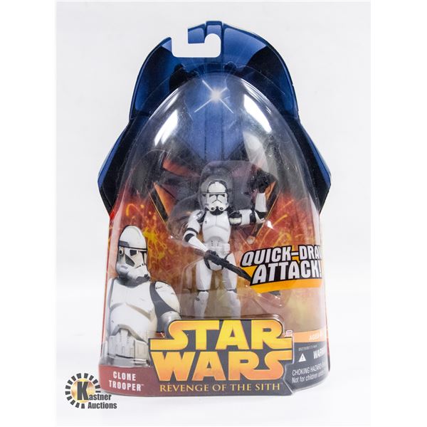 HASBRO STARWARS CLONE TROOPER QUICK DRAW ATTACK