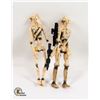 Image 1 : 2PK STARWARS EP 1; BATTLE DROID 3.75" FIGURINE W/