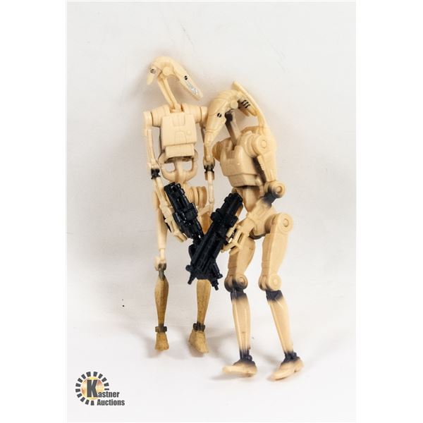 2PK STARWARS EP 1; BATTLE DROID 3.75" FIGURINE W/