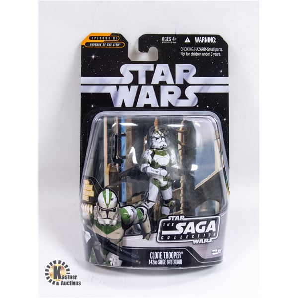 STARWARS NIB 442ND SEIGE BATTALION CLONE TROOPER