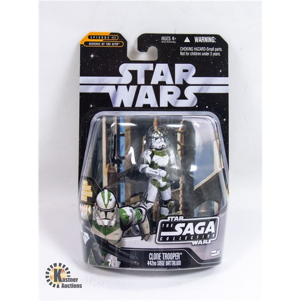 STARWARS NIB 442ND SEIGE BATTALION CLONE TROOPER