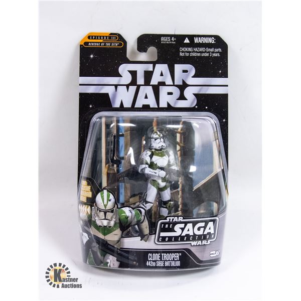 STARWARS NIB 442ND SEIGE BATTALION CLONE TROOPER
