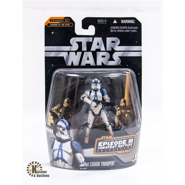 STARWARS NIB 501ST LEGION TROOPER FIGURINE -