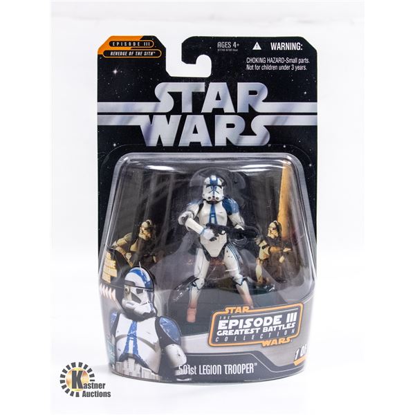 STARWARS NIB 501ST LEGION TROOPER FIGURINE -
