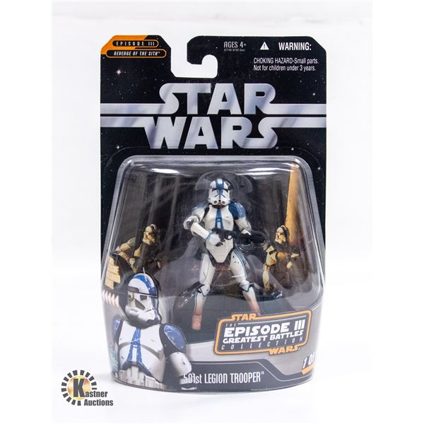 STARWARS NIB 501ST LEGION TROOPER FIGURINE -