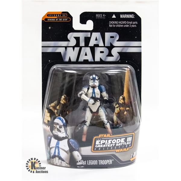 STARWARS NIB 501ST LEGION TROOPER FIGURINE -