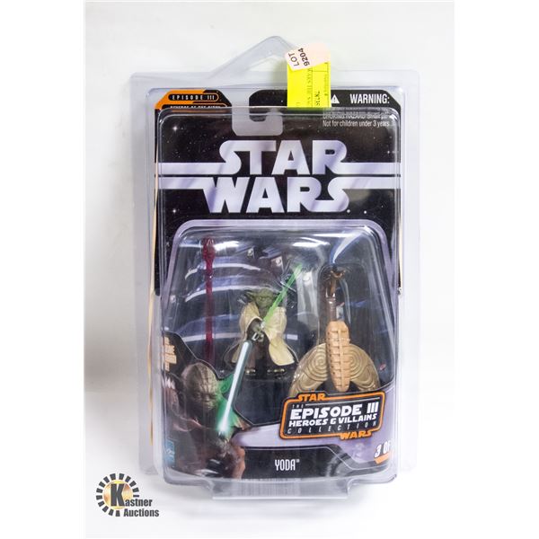 STARWARS EP.3 HEROES & VILLIANS COLLECTION; YODA