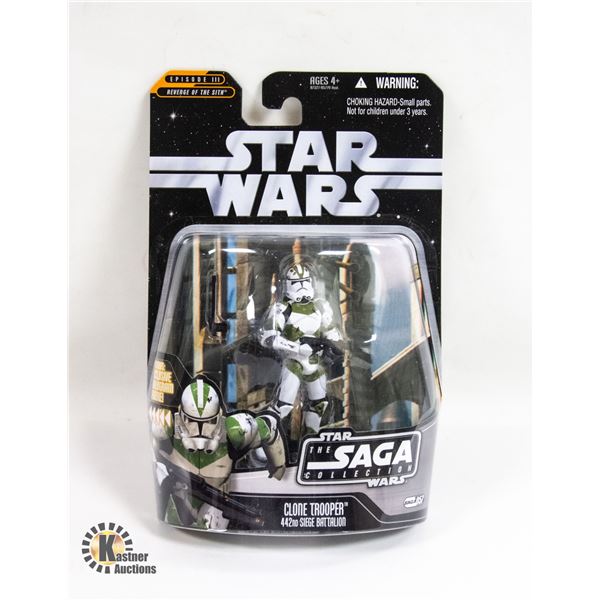 STARWARS NIB 442ND SEIGE BATTALION CLONE TROOPER