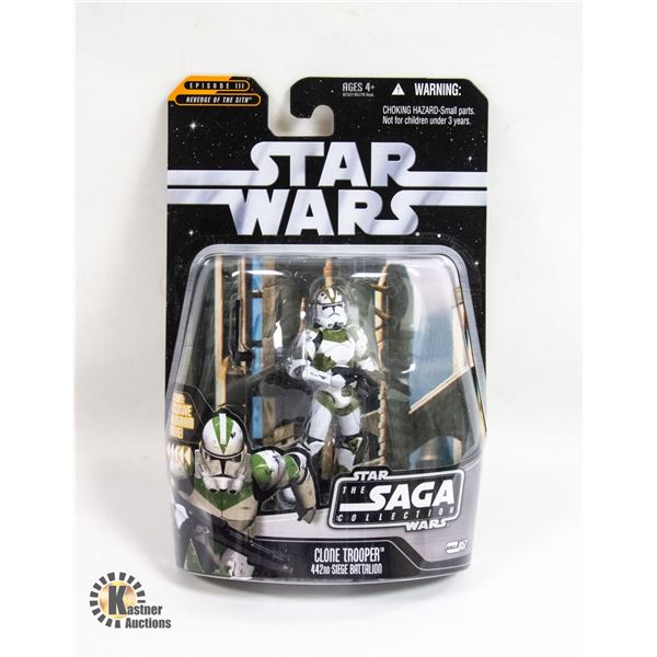 STARWARS NIB 442ND SEIGE BATTALION CLONE TROOPER