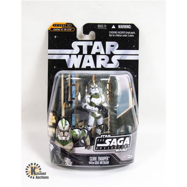 STARWARS NIB 442ND SEIGE BATTALION CLONE TROOPER