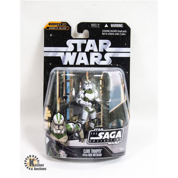 STARWARS NIB 442ND SEIGE BATTALION CLONE TROOPER