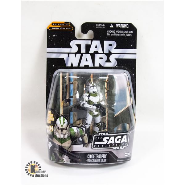 STARWARS NIB 442ND SEIGE BATTALION CLONE TROOPER