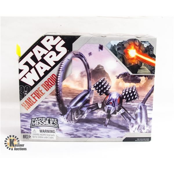 STARWARS 30TH ANNIVERSARY NIB HAILFIRE DRIOD W/